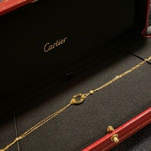 Cartier yellow gold love diamond bracelet